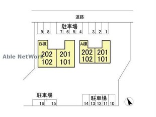 ラ・ブランシェ　B（高崎市上並榎町）の物件外観写真